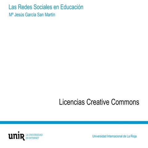 Licencias Creative Commons
