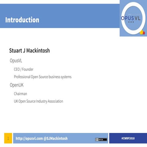 CWBF event slides - The Promise Vs Reality (Stuart J Mackintosh)