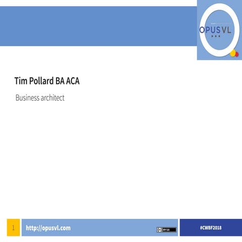 CWBF event slides - Integrated Accounting (Tim Pollard)