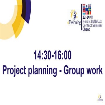 20181123 Project planning - Group work