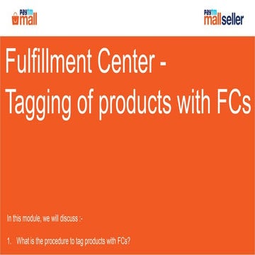 Tagging of FC products