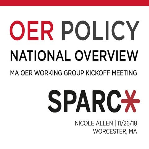 OER Policy National Overview