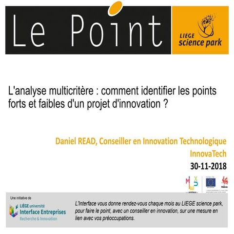 20181130 le point-innovatech-analyse multicritere
