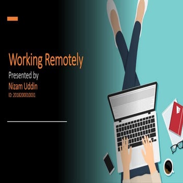 Working Remotely | PPTX