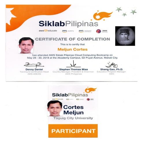 2018  AMAZON  Cloud  Computing  Certificate