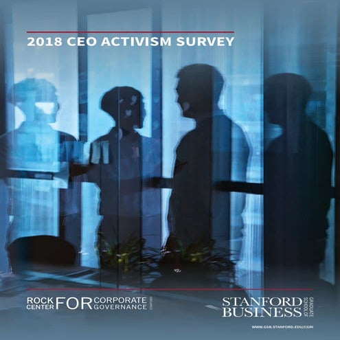 2018 CEO Activism Survey