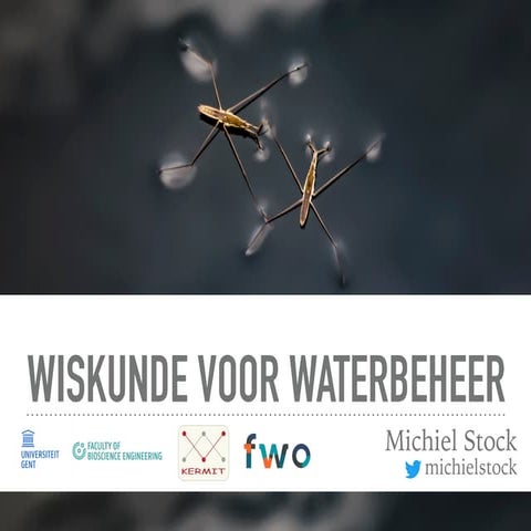 Wiskunde voor Waterbeheer