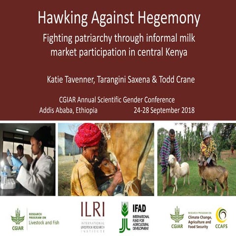 Hawking against hegemony: Fighting patriarchy through informal milk market pa...