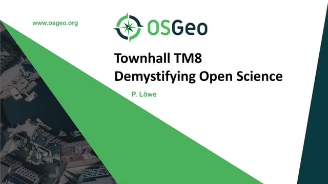 EGU GA 2018 OSGeo Townhall