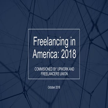 Freelancing in America: 2018
