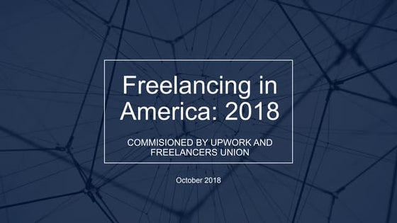 Freelancing in America: 2018