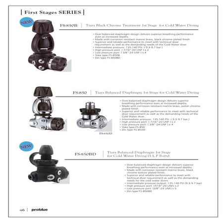first stage / regulator series | PDF