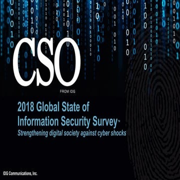 2018 Global State of Information Security Survey
