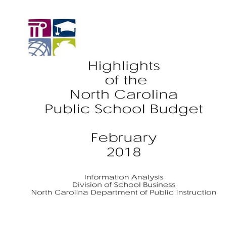 Highlights of the North Carolina Public School Budget 2018