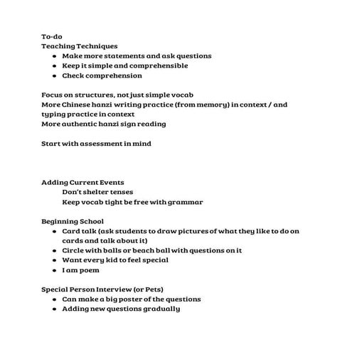 2018 iFLT Conference Notes