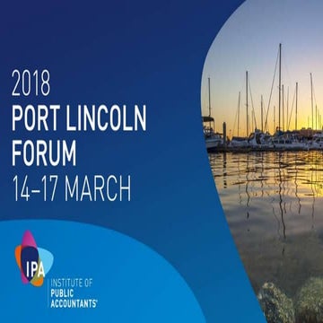 Growing the Value of your Customers - 2018 IPA Port Lincoln - Feedsy Presentation