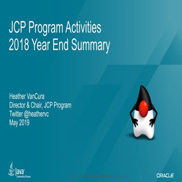 2018 JCP Year End Summary