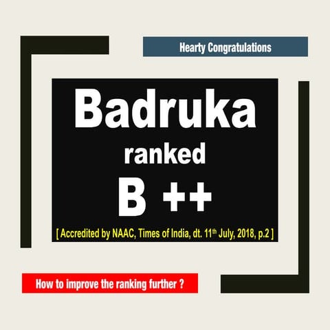2018 Jul 11  Becoming a Better Student - [ab-v 11] - for Badruka College