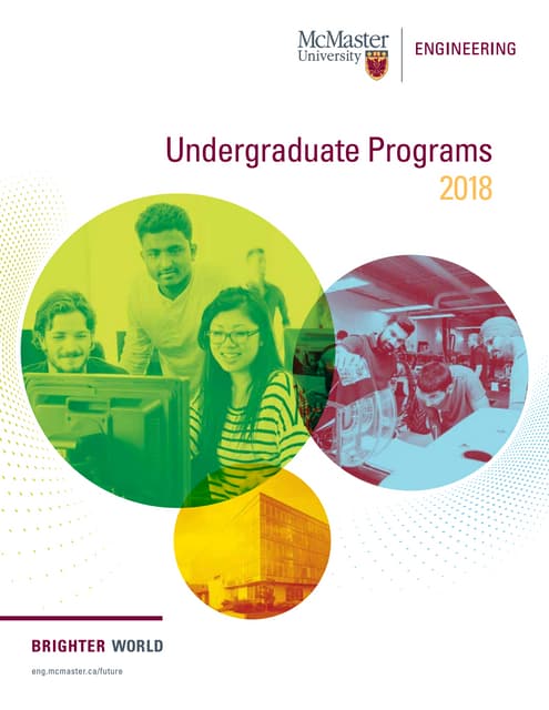 Mcmaster Engineering Employment Rate 2018 McMaster Engineering Guide | PDF