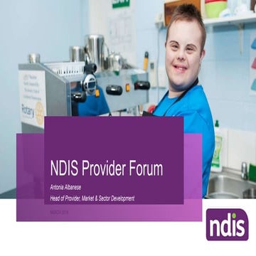 2018 NDIS Presentation