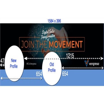 2018 LinkedIn Background / Banner Image Template for Personal Profiles