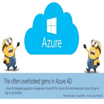 2018 November - AZUGDK - Azure AD 