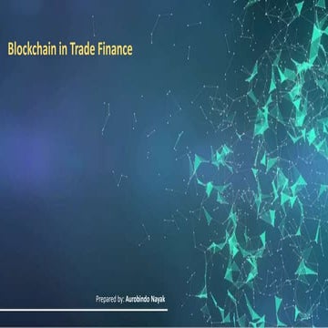 Blockchain in Trade Finance