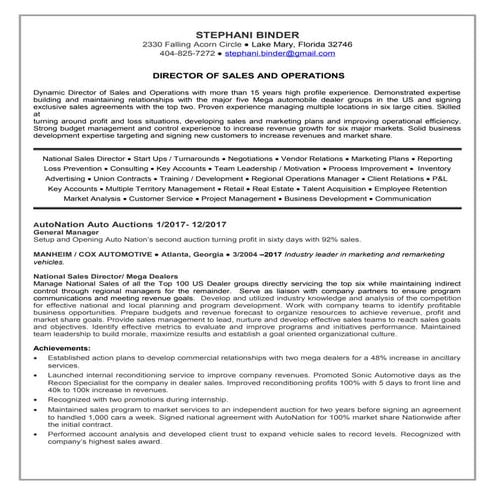 2018 resume' | PDF