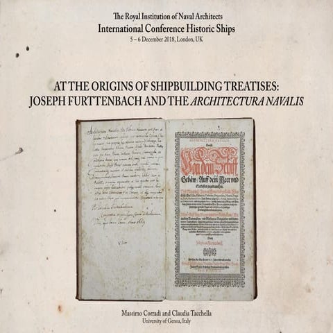 AT THE ORIGINS OF SHIPBUILDING TREATISES: JOSEPH FURTTENBACH AND THE ARCHITEC...
