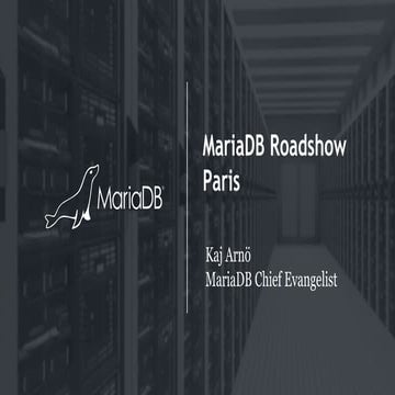 MariaDB today and our vision for the future
