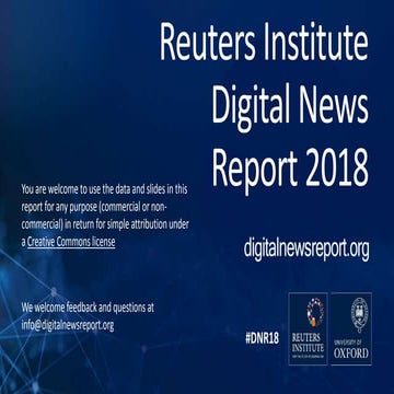 Digital News Report 2018