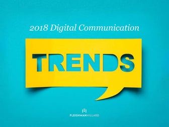 10 Digital Communication Trends for 2018 and Beyond