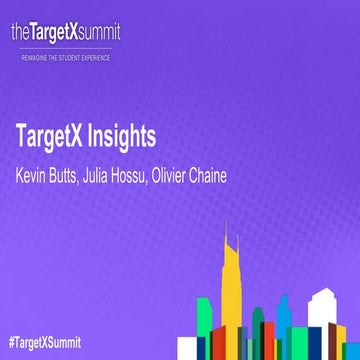 1.4 Product Spotlight Session: TargetX Insights