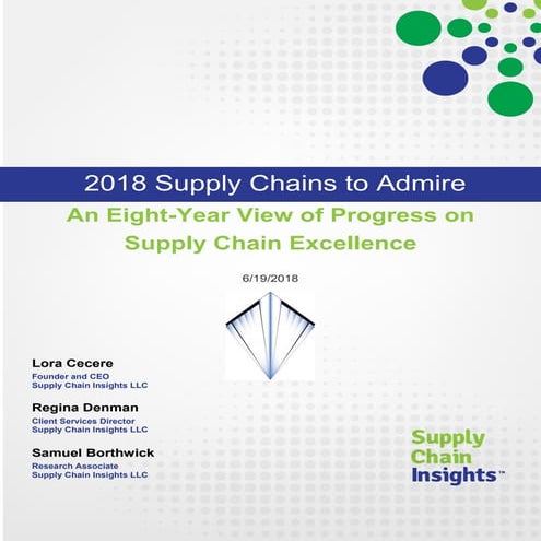  Supply Chains to Admire - 2018