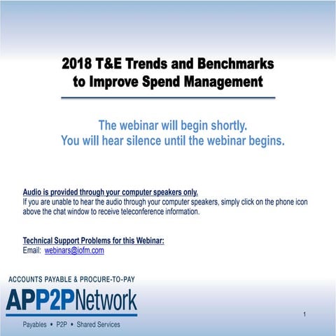2018 travel and expense trends and benchmarks to improve spend management