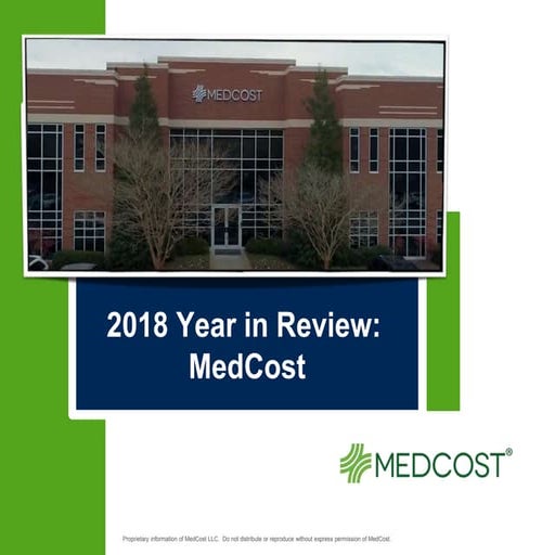 2018 MedCost Year in Review PPT