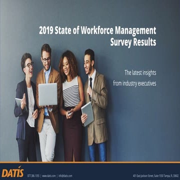 2019 State of Workforce Management Survey Results
