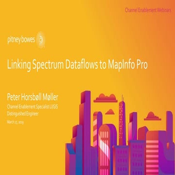 Llinking Spectrum dataflows to MapInfo Pro