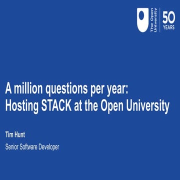 Hosting STACK at scale