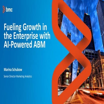 BMC: Fueling Growth in the Enterprise with AI-Powered ABM