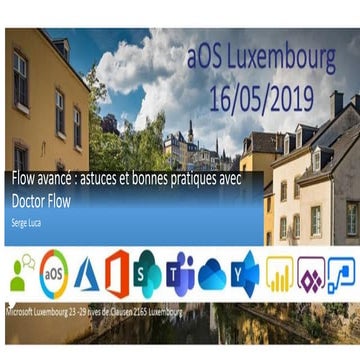 2019-05-16 aOS Luxembourg - 6 - Flow avancé - Serge Luca
