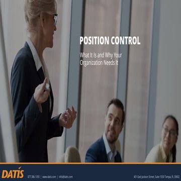 Position Control: What It Is & Why Your Organization Needs It