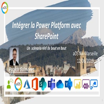 2019-06-12 aOS Aix Marseille Integrer la Power Platform avec SharePoint