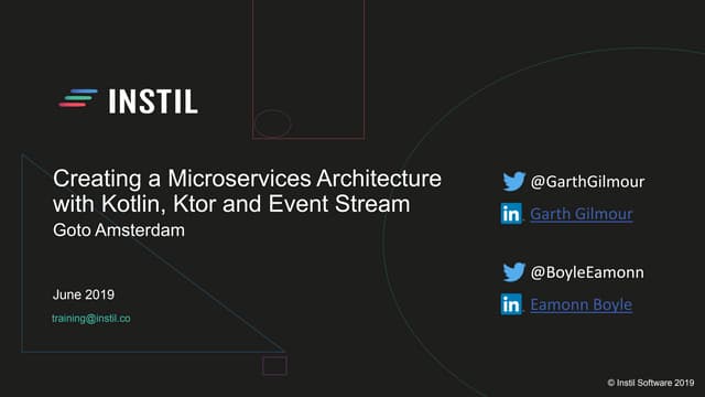 2019-06 - Goto Amsterdam - Microservices