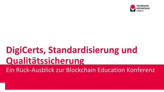 DigiCerts, Standardisierung und Qualitätssicherung