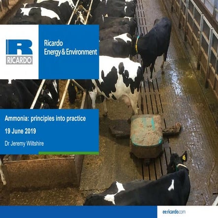 Agricultural ammonia emission mitigation: principles and practices - Jeremy W...
