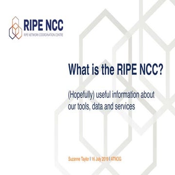 What is the RIPE NCC?