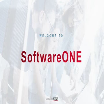 2019 July SoftwareONE Sales presentation