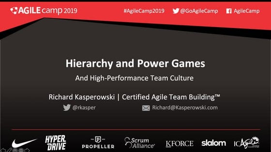 AgileCamp SF - High-Performance Teams: Core Protocols for Psychological ...