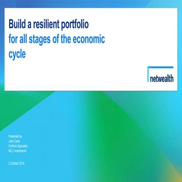 Build a resilient portfolio for all stages of the economic cycle